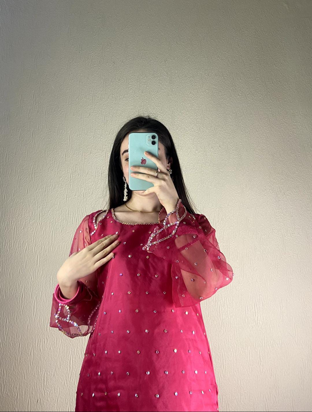 Crimson Red Luxury Formal Dress – Elvora Collection