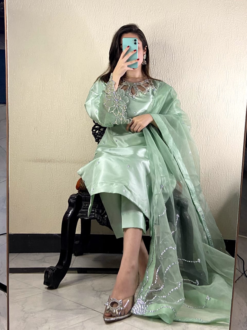 Elvora Elegant Party Wear Dress